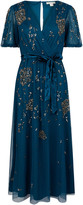 Thumbnail for your product : Under Armour Roza Embellished Midi Dress Teal