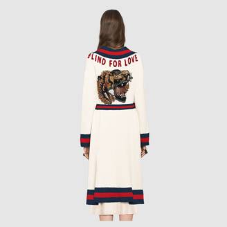 Gucci Embroidered oversize cardigan