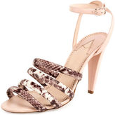 Thumbnail for your product : Altuzarra Lou Strappy Snake-Print Sandal
