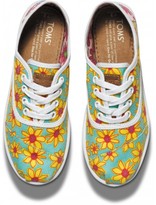 Thumbnail for your product : Toms Yellow Daisy Youth Cordones