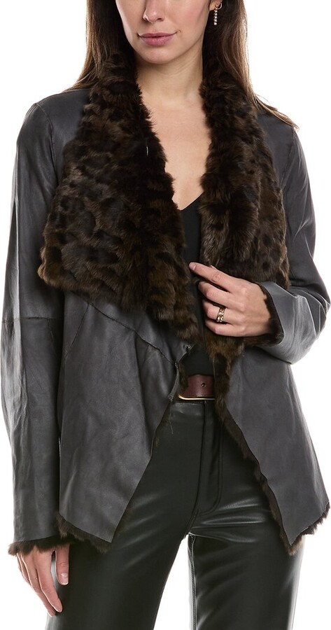 Blue Duck Goldin Feldman For Chloe Brown Mink Coat (L) (Authentic Pre-Loved)