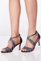 navy low heel sandals uk