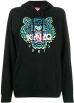 Thumbnail for your product : Kenzo Tiger embroidered logo hooded sweatshirt