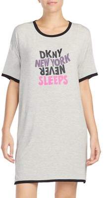 DKNY Signature Slogan Ringer Sleepshirt