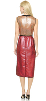 Thumbnail for your product : Victoria Beckham Victoria Colorblock Midi Dress