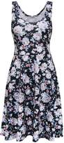 Thumbnail for your product : Toms Tom's Ware Womens Casual Fit and Flare Floral Sleeveless Dress TWCWD054-US XL