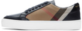 Thumbnail for your product : Burberry Black Salmond Check Sneakers