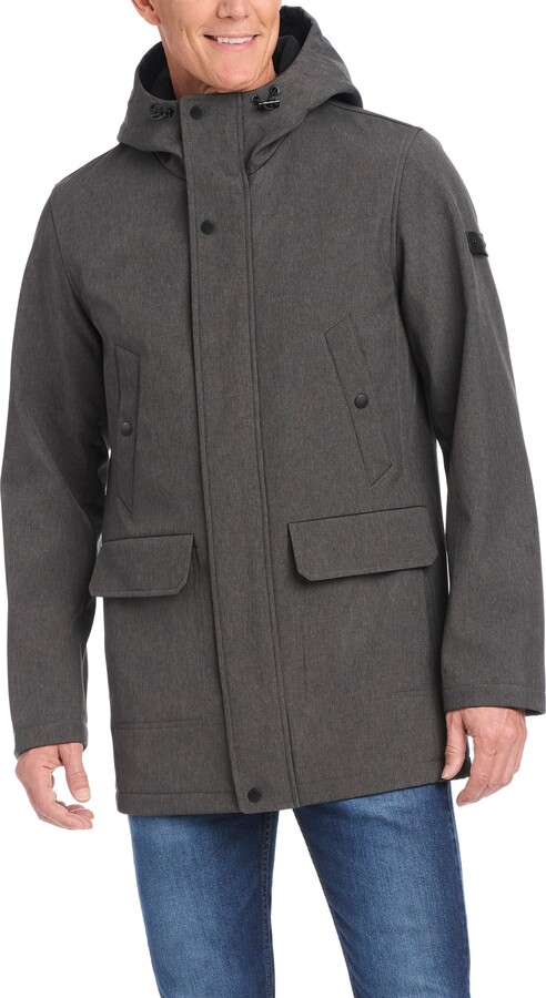 Vince Camuto Insulated Hooded Soft Shell Jacket