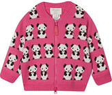 Thumbnail for your product : Bonnie Baby Panda jaquard jacket 3-24 months