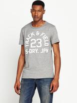 Thumbnail for your product : Superdry Mens Trackster T-shirt - Grey Marl