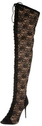 Giuseppe Zanotti Lace Over-The-Knee Boots w/ Tags
