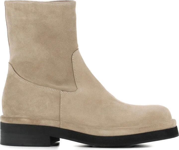 Del Carlo Zip-Fastening Suede Boots