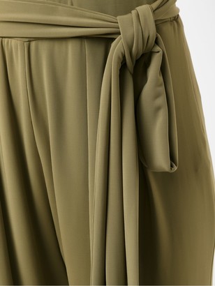 Andrea Marques Drape Tapered Trousers