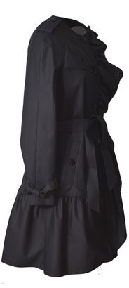 Moschino Boutique Pleated Trench Coat