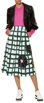 Thumbnail for your product : Mira Mikati Flower Grid Midi Skirt