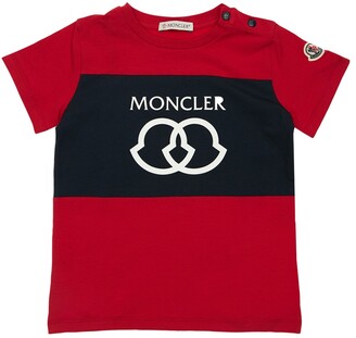 Moncler Printed Cotton Jersey T-shirt