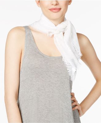 INC International Concepts Eyelet Square Scarf, Created for Macy's