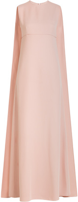 Valentino Silk Dress with Cape