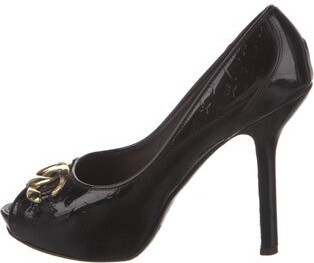 Louis Vuitton Monogram Vernis Patent Leather Pumps