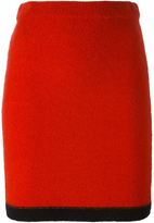Boutique Moschino BOUTIQUE MOSCHINO MINIJUPE MOULANTE EN MAILLE, FEMME, TAILLE: 38, ROUGE