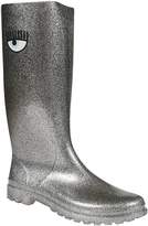 Thumbnail for your product : Chiara Ferragni Glittery Eye High Rain Boots