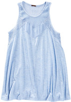 Thumbnail for your product : Poof Too Mesh Inset Tank (Little Girls & Big Girls)