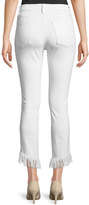 Thumbnail for your product : Frame Le High Skinny Jeans w/ Shredded Raw Hem