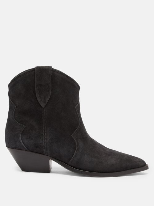 Suede Western Ankle Boots | Shop the world's largest collection of 
