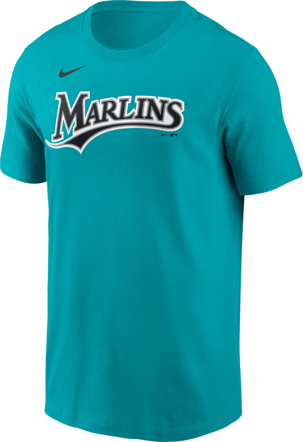 Nike Sandy Alcantara Miami Marlins Men's MLB T-Shirt in Blue | N1993GTMQ9-SQK