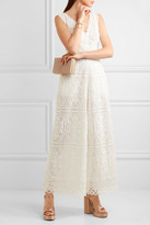 Thumbnail for your product : Temperley London Titania Guipure Lace Jumpsuit - White