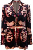 Thumbnail for your product : Jean paul gaultier vintage printed velvet jacket