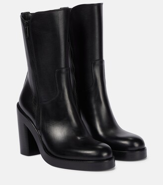 Ann Demeulemeester Maddy leather ankle boots
