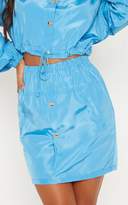 Thumbnail for your product : PrettyLittleThing Blue Shell Suit Skirt