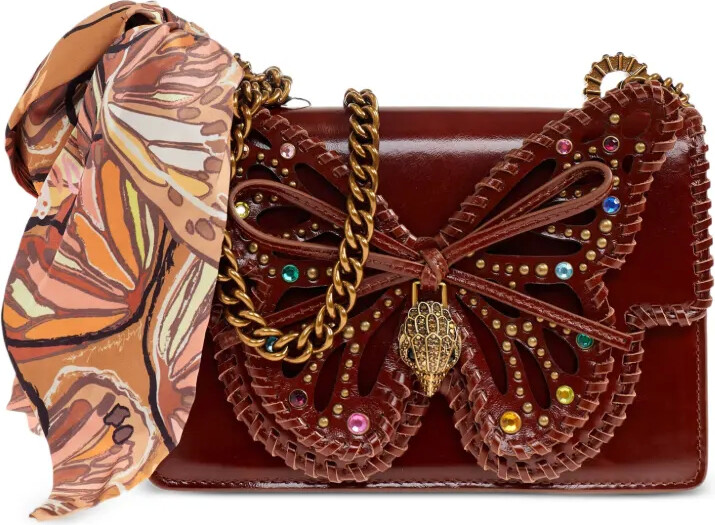 Kurt Geiger Butterfly Studded Shoulder Bag