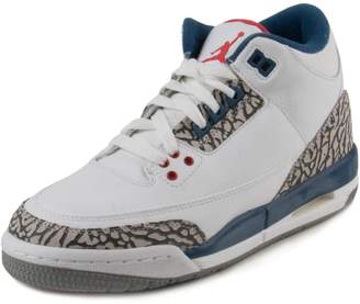 Nike Jordan Kids Air Jordan 3 Retro Og Bg White/Fire Red True Blue Basketball Shoe Kids US