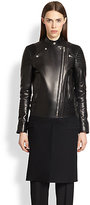 Thumbnail for your product : Givenchy Leather & Wool Biker Coat