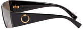 Thumbnail for your product : Versace Black Medusa Ares Visor Sunglasses