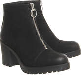 Thumbnail for your product : Vagabond Grace Front Zip Boots Black Nubuck
