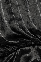 Thumbnail for your product : Frame Wrap-effect Metallic Velvet Mini Dress