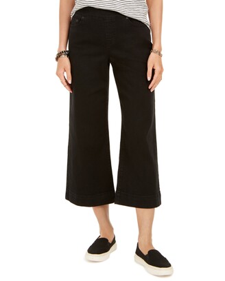 Style&Co. Style & Co Petite Ella Wide-Leg Cropped Jeans, Created for Macy's