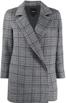 Thumbnail for your product : Theory Clairene double-face plaid jacket