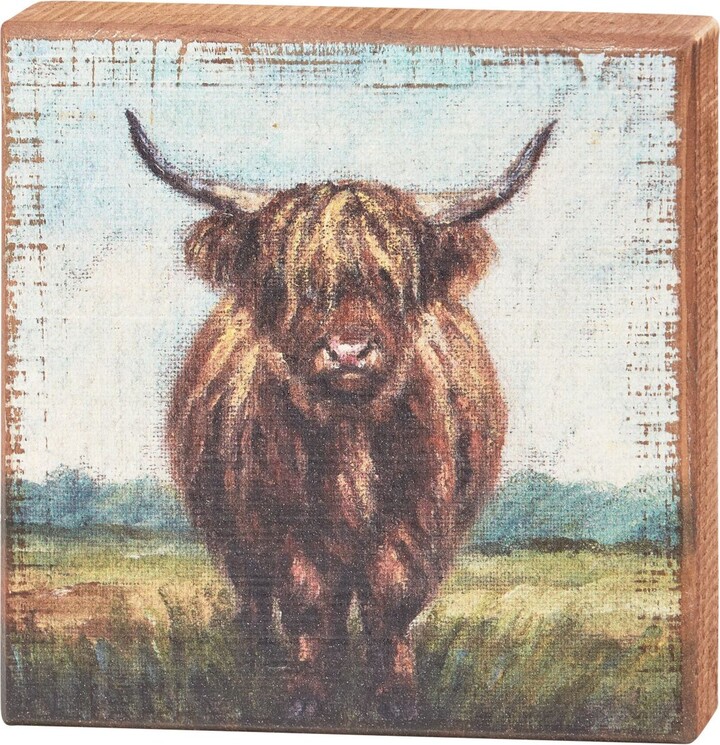 Primitives by Kathy Highland Block Sign