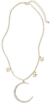 Cara Moon & Stars Pendant Necklace