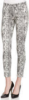 Thumbnail for your product : Joe's Jeans Mid-Rise Python-Print Skinny Ankle Jeans
