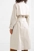 Thumbnail for your product : Bottega Veneta Cotton-blend Gabardine Trench Coat - Off-white