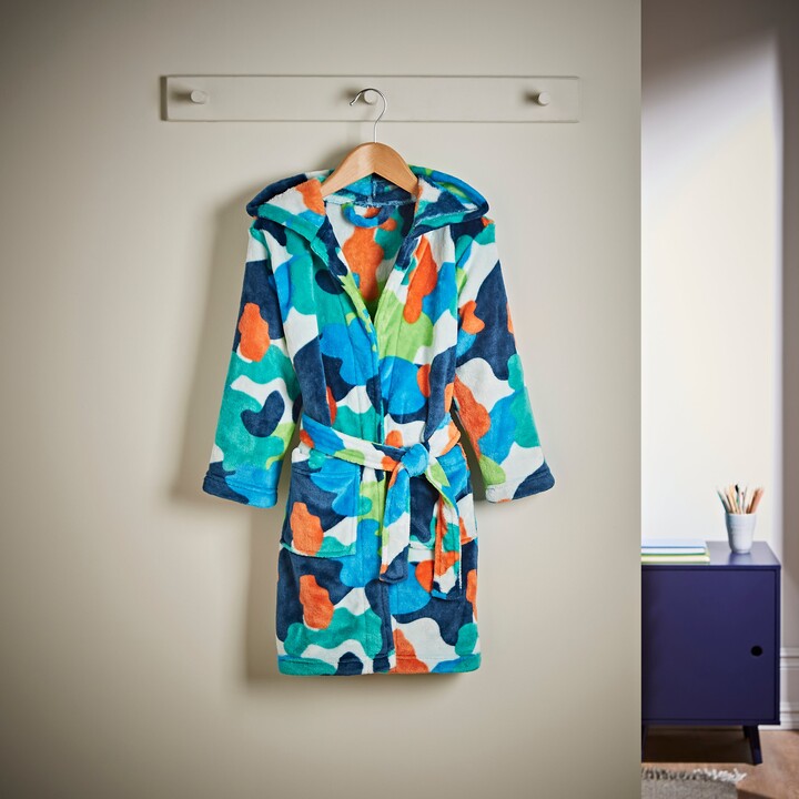 Dunelm Kids Camo Dressing Gown MultiColoured ShopStyle Girls' Dresses