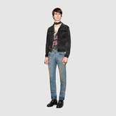 Thumbnail for your product : Gucci Stained denim punk pant