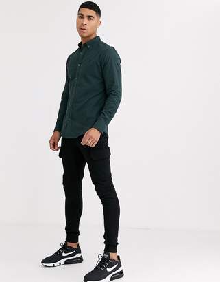 Burton Menswear shirt with black & green gingham check