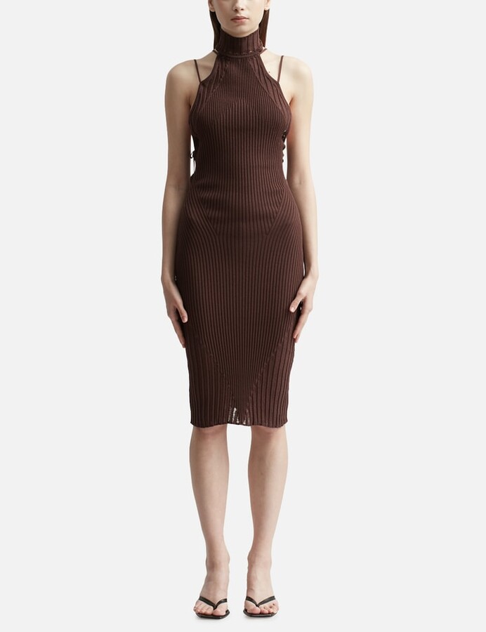 ANDREĀDAMO Knitted MIDI DRESS