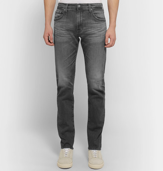 AG Jeans Tellis Slim-Fit Distressed Stretch-Denim Jeans